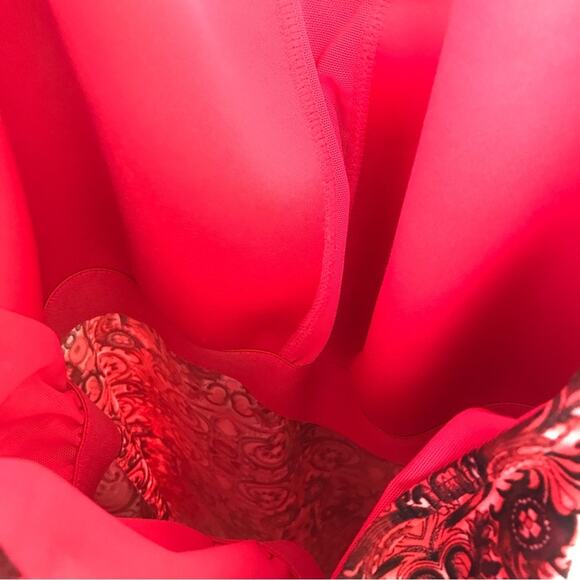 Athleta Fuse Racerback Patterned Activewear Tank Top Lightly Padded Shelf Bra XS - Picture 6 of 9